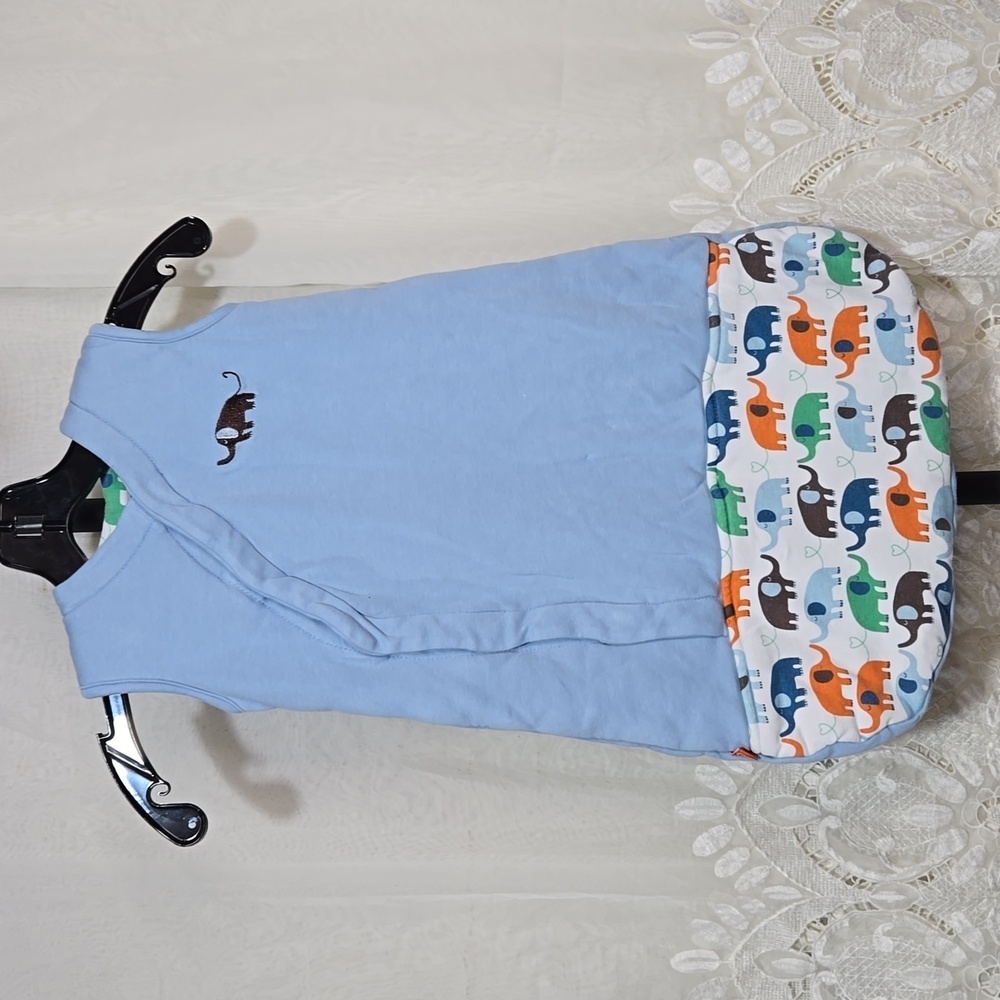 Magnificent Baby Magnetic Blue Elephant Sleep Sack size 0-6 mo